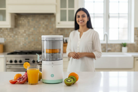 Electric Citrus Juicer : Ideal for juicing halved citrus fruits