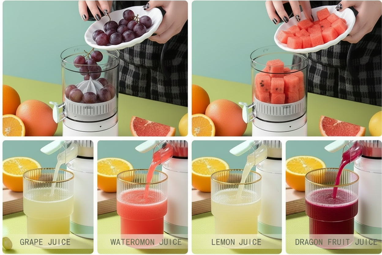 Electric Citrus Juicer : Ideal for juicing halved citrus fruits